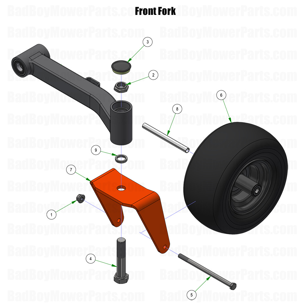2025 ZT Elite - Front Forks